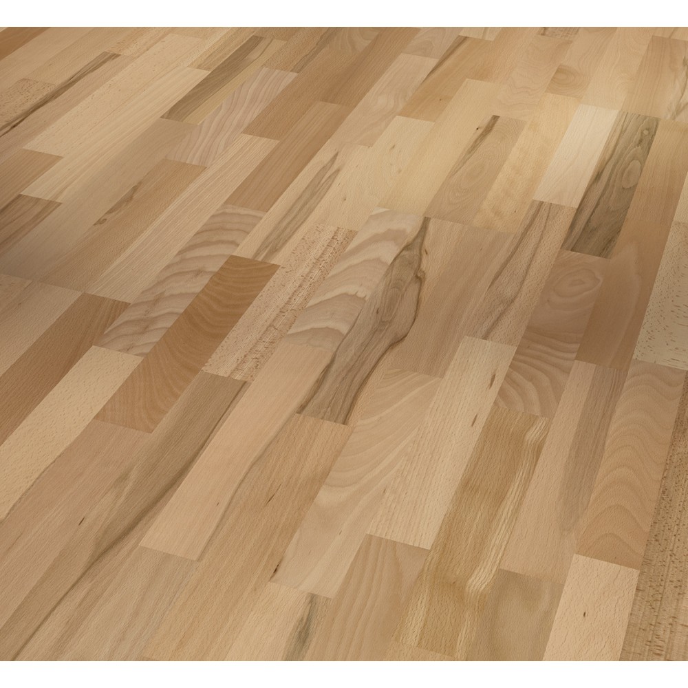 BUK SVĚTLÝ RUSTIC - Parador Basic 11-5 třívrstvá dřevěná podlaha plovoucí